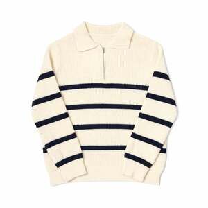 Men's Cream and Black Jumper